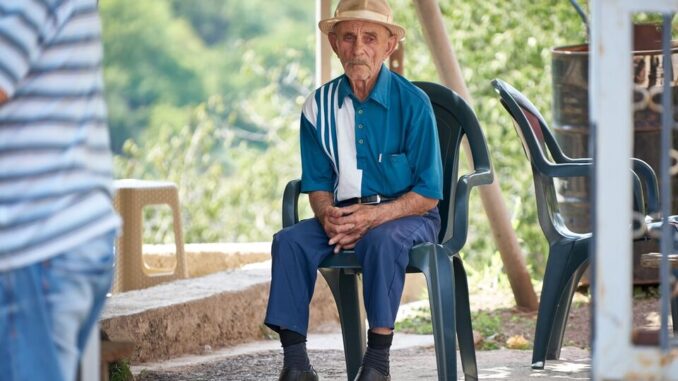 Akhtala,,Armenia,-,August,14,,2021:,Senior,Armenian,Man,On